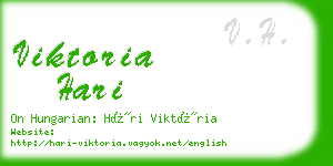 viktoria hari business card